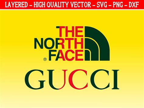 the north face gucci logo vector